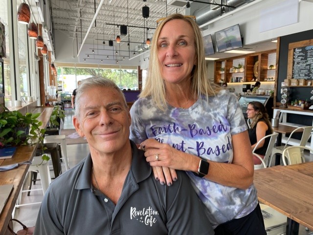 Robby and Mia Graham, who found themselves at a turning point in their lives, are featured in a new documentary on their plant-based restaurant, Revelations Cafe premiering in Lutz July 8. Photo from Revelations Cafe